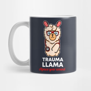 Alpaca Wound Llama Nurse Medicine Doctor gift idea present Mug